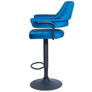 Барный стул КАНТРИ WX-2917 вельвет голубой в Екатеринбурге - предосмотр 2