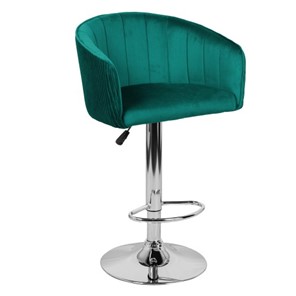 Мягкий барный стул Марк WX-2325 велюр зеленый в Екатеринбурге