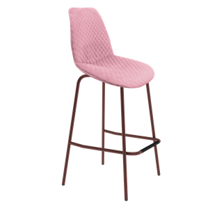 Барный стул SHT-ST29-С22 / SHT-S29P (розовый зефир/медный металлик) в Кушве