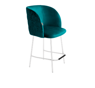 Полубарный стул SHT-ST33-1 / SHT-S29P-1 (альпийский бирюзовый/белый муар) в Ревде