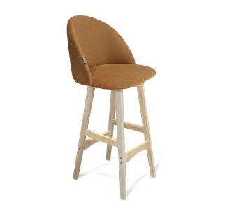 Барный стул SHT-ST35 / SHT-S65 (горчичный/прозрачный лак) в Ревде