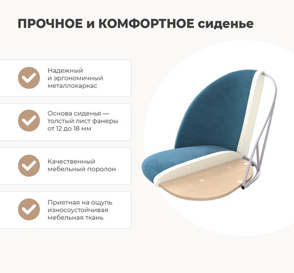 Барный стул SHT-ST35 / SHT-S65 (горчичный/венге) в Екатеринбурге - изображение 6