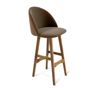 Барный стул SHT-ST35 / SHT-S65 (кофейный ликер/дуб брашированный коричневый) в Ревде