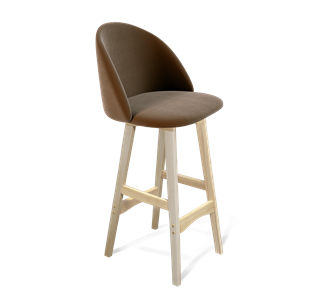 Барный стул SHT-ST35 / SHT-S65 (кофейный ликер/прозрачный лак) в Ревде