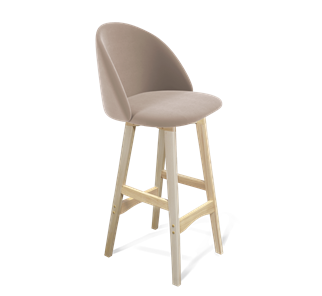 Барный стул SHT-ST35 / SHT-S65 (латте/прозрачный лак) в Ревде