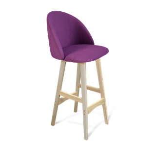Барный стул SHT-ST35 / SHT-S65 (ягодное варенье/прозрачный лак) в Ревде