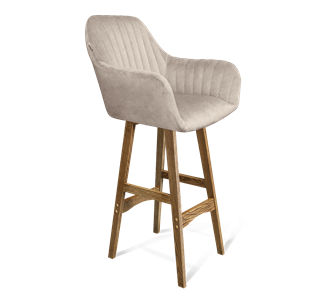 Барный стул SHT-ST38-1 / SHT-S65 (лунный мрамор/дуб брашированный коричневый) в Первоуральске