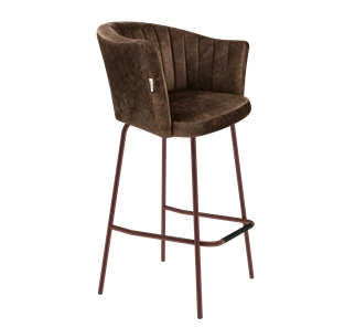Барный стул SHT-ST42-1 / SHT-S29P (кофейный трюфель/медный металлик) в Ирбите