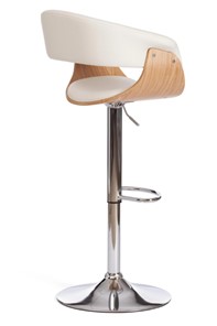 Барный стул VIMTA (mod.4021S) белый/натуральный/хром арт.13660 в Екатеринбурге - предосмотр 2