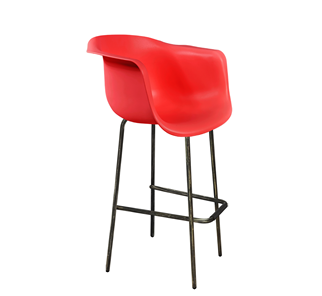 Барный стул SHT-ST31/S29 (красный/черный муар/золотая патина) в Ревде