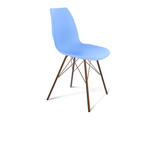 Обеденный стул SHT-ST29/S37 (голубой pan 278/медный металлик) в Каменске-Уральском