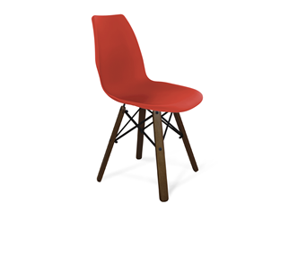Обеденный стул SHT-ST29/S70 (красный ral 3020/темный орех/черный) в Кушве