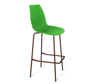 Барный стул SHT-ST29/S29 (зеленый ral 6018/медный металлик) в Первоуральске
