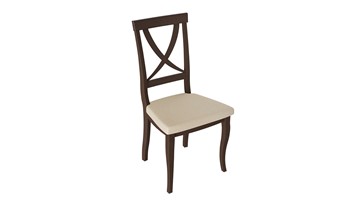 Обеденный стул Лион 2 (Орех темный/тк №108) в Первоуральске