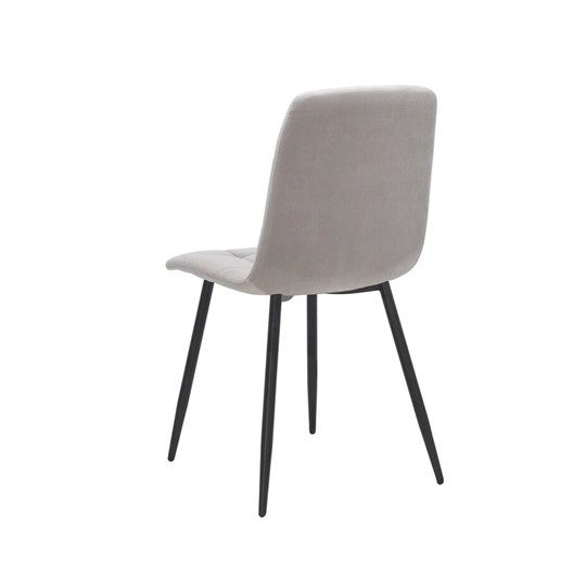 Обеденный стул Leset Скай (Металл черный/велюр дым) в Первоуральске - изображение 3
