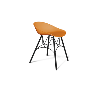 Кухонный стул SHT-ST19/S100 (оранжевый/черный муар) в Ревде