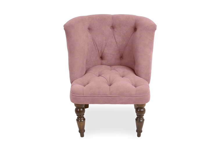 Кресло Бриджит розовый ножки коричневые в Екатеринбурге - изображение 1