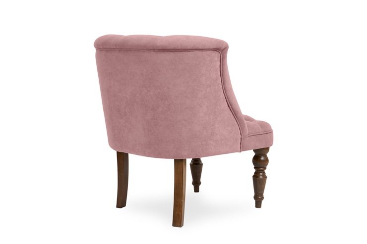 Кресло Бриджит розовый ножки коричневые в Екатеринбурге - изображение 3