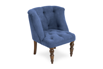 Кресло Бриджит синий ножки коричневые в Ревде - предосмотр 1