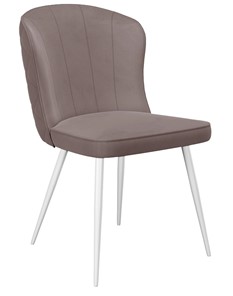 Кухонный стул 209, микровелюр B5 latte, ножки белые в Кушве