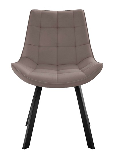 Обеденный стул 263 Поворотный, Микровелюр B5 Latte / опоры черные в Первоуральске - изображение 1