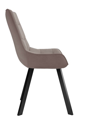 Обеденный стул 263 Поворотный, Микровелюр B5 Latte / опоры черные в Красноуфимске - изображение 2