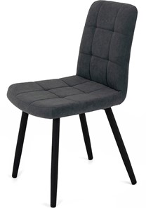Обеденный стул Абсент NEW, ноги черные круглые XL (R32)/велюр T177 Графит в Ревде