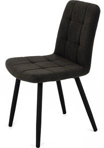 Обеденный стул Кубика Абсент NEW, ноги черные круглые XL (R32)/велюр T190 Горький шоколад в Первоуральске