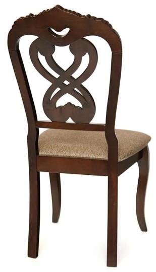 Обеденный стул Андромеда, дерево гевея 47х55х107 Cappuchino/ткань коричневая S 168-7 (2 шт) арт.12895 в Екатеринбурге - изображение 3