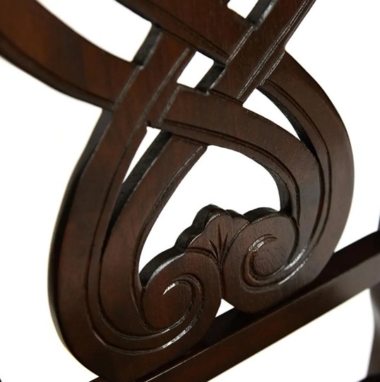 Обеденный стул Андромеда, дерево гевея 47х55х107 Cappuchino/ткань коричневая S 168-7 (2 шт) арт.12895 в Екатеринбурге - изображение 5