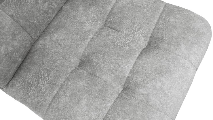 Обеденный стул Аспен К3 (Белый матовый/Микровелюр Wellmart Silver) в Первоуральске - изображение 4