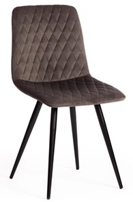 Обеденный стул CHILLY X (mod.7096) 45х53х88 темно-серый barkhat 14/черный арт.15553 в Екатеринбурге
