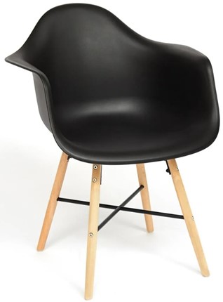 Кресло CINDY (EAMES) (mod. 919) 60х62х79 черный арт.19050 в Полевском - изображение