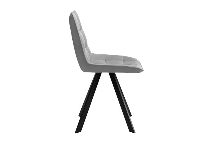 Мягкий стул DikLine 229 поворотный, B22 GREY, ножки черные в Красноуфимске - изображение 1