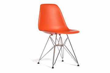 Обеденный стул derstuhl DSL 110 Chrom (оранжевый) в Екатеринбурге