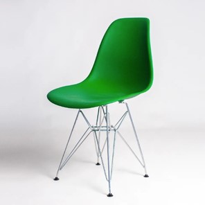 Обеденный стул DSL 110 Chrom (зеленый) в Кушве