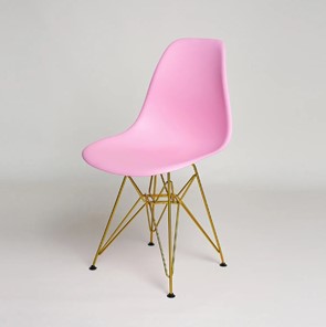 Обеденный стул DSL 110 Gold (розовый) в Тавде
