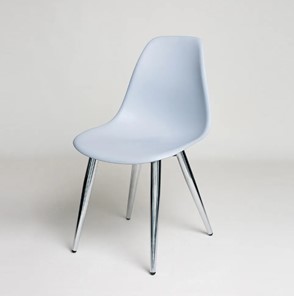 Обеденный стул DSL 110 Milan Chrom (светло-серый) в Асбесте