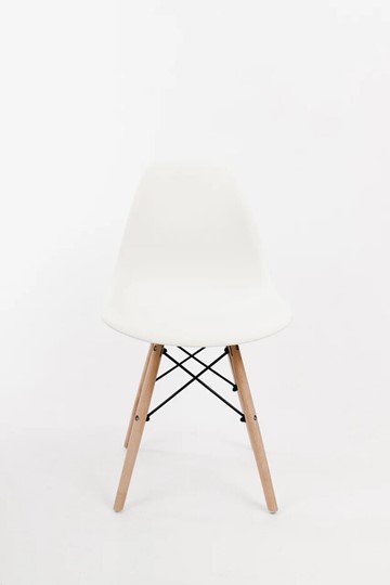 Кухонный стул DSL 110 Wood (белый) в Артемовском - изображение 1