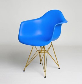 Обеденный стул DSL 330 Gold (Синий) в Кушве