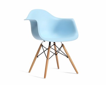 Обеденный стул DSL 330 Wood (голубой) в Артемовском