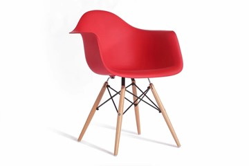 Обеденный стул DSL 330 Wood (красный) в Артемовском