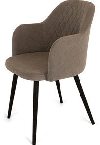 Кухонный стул Эспрессо-1, ноги черные круглые XL (R32)/велюр T173 Капучино в Ирбите