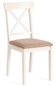 Обеденный стул Гольфи 2, дерево гевея 45х51х94 Ivory white/ткань кор.-зол 1505-9 (2 шт) арт.14117 в Красноуфимске