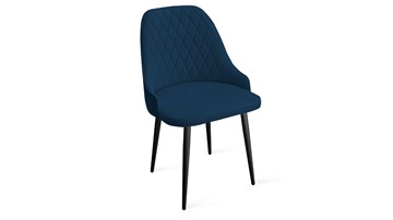 Кухонный стул Гранд К1К (Черный муар/Велюр Confetti Blue) в Кушве