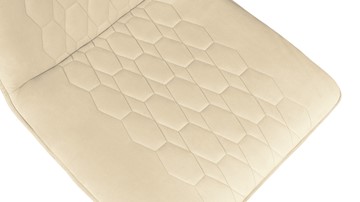 Обеденный стул Хьюго К4 (Белый матовый/Велюр Confetti Cream) в Первоуральске - предосмотр 4