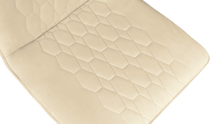 Обеденный стул Хьюго К4 (Белый матовый/Велюр Confetti Cream) в Первоуральске - изображение 4