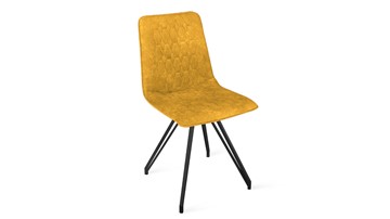 Кухонный стул Хьюго К4 (Черный муар/Микровелюр Wellmart Yellow) в Ирбите