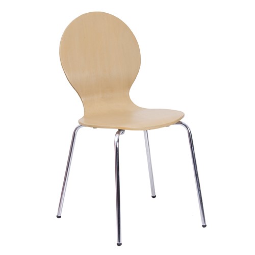 Обеденный стул Kelly wood chrome в Екатеринбурге - изображение 3