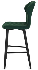 Обеденный стул Марио барный(Изумрудный Т189/ноги черные) в Первоуральске - предосмотр 1